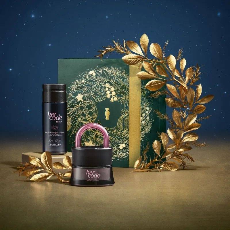 KIT PRESENTE HER CODE TOUCH (2 ITENS)